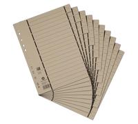 Elba 06456 Gr Référence Intercalaires perforé numérotées 1-10 doublé Motif en carton recy ris lot de 100