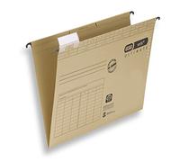 Elba 1/85440 Lot de 25 chemises suspendues 240 x 138 x 6 mm en carton 230 g/m² (Beige) (Import Allemagne)