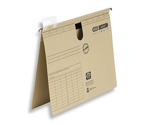 Elba 1 BZ/85447 Lot de 25 chemises suspendues 245 x 318 x 9 mm en carton 230 g/m² (Beige) (Import Allemagne)