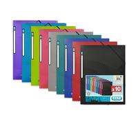 Elba 10 Chemises Élastique Osmose A4 Pp Assorti