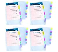 Elba 100204587 Intercalaire pochette A4+ Incolore (Lot de 4)