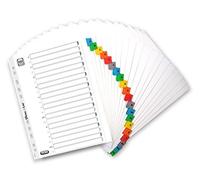 Elba 100204603 Index extra large en mylar Multicolore Format A4