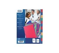 Elba 100204949 Intercalaire neutre A4 en carte 3/10 Couleurs assorties