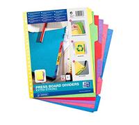 Intercalaires neutres A4+ 6 positions carte lustree 5/10 assorti