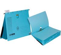 Elba 100333012 Organisationshefter chic - Karton (RC) 230 g/qm, A4, blau, 5 Stück