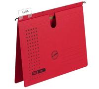 Elba 100560165 Chic Ultimate Lot de 5 dossiers suspendus à l'encolure commerciale Anthracite Dossier suspendu Chic ULTIMATE®, commercial, agrafage 240 g/m² Karton rouge