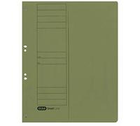 Elba 21421GN Lot de 50 chemises à oeillets en carton manille 250 g/m² avec demi-rabat sur la face avant Vert Format A4 Capacité 200 feuilles