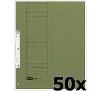 Elba 22421bl Lot avec porte-folios Carton manille 250 g/m², pour environ 200 feuilles format A4, demi rabat avant, 50 pièces, bleu Chemise suspendue à crochet vert