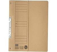 Elba 22450CH Lot de 50 chemises à oeillets en carton manille pour classement commercial Chamois 250 g/m² Capacité 200 feuilles Format A4