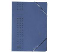 Elba 33470db Lot De 25 Chemises Cartonnées À Élastiques Bleu Foncé 450 G/M² Capacité 150 Feuilles A4