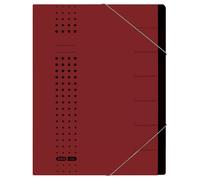 ELBA 400002021 5er Ordnungsmappe chic 7 Fächer rot
