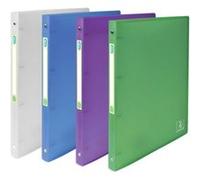 Elba 400059560 2 nd Life Classeur A4, 4 anneaux en O, en PP, transparent, 2 cm, assortis ,paquet de 12 G