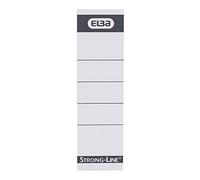 ELBA 400087753 Strong-Line and myColour Lot de 10 classeurs courts et fins en carton Blanc 250 g/m²
