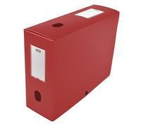 Elba 400094577 Boîte de classement à monter dos 100 mm polypropylène opaque 24 x 32 cm Rouge