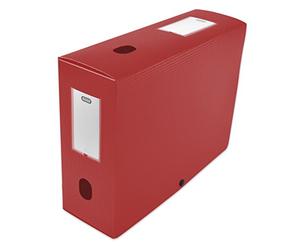 Elba 400094577 Boîte de classement à monter dos 100 mm polypropylène opaque 24 x 32 cm Rouge