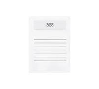 Elba 50 Pochettes Coins Avec Fenetre Elco Volumino - 22x31 - Kraft - Blanc
