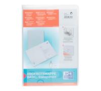 Elba 63190 Lot de 10 chemises de vente en polypropylène pour environ 50 feuilles 0,5 mm Format A4