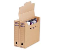 Elba 83522 Tric System Lot de 12 boîtes d'archive pour documents Marron naturel