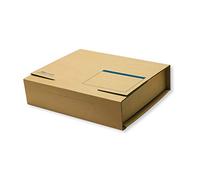 Elba 83530 Tric System Lot de 20 colis pour fichiers avec un dos épais et champ pour adresse Marron naturel Épaisseur jusqu'à 8 cm