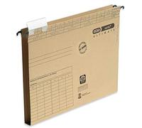 Elba 85482 Vertic Ultimate Lot de 25 dossiers suspendus à ouverture latérale et fond cartonné pour 180 feuilles format A4 Naturel