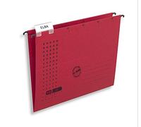 Elba 85740RO Chic Ultimate Lot de 25 fichiers de suspension avec côtés ouverts Rouge
