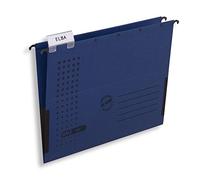 Elba 85743GB Chic Ultimate Lot de 25 fichiers de suspension avec côtés partiellement fermés Bleu foncé