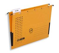 Elba 85743GB Chic Ultimate Lot de 25 fichiers de suspension avec côtés partiellement fermés Jaune