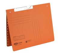 Elba 90451bl, carton manila, RC, 250 g/m², avec reliure commerciale et fente, Lot de 50, Bleu Dossier suspendu, chemise cartonnée (recy 250 g/m² orange