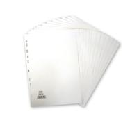 Elba A4 12 Partie 160gm Intercalaires - Blanc