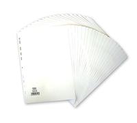 Elba A4 20 Partie 160gm Intercalaires - Manilla Blanc