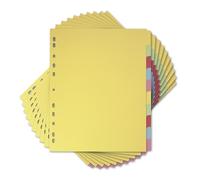 Elba A4+ (extra large), 10 intercalaires, Couleurs Assorties, 10 pièces