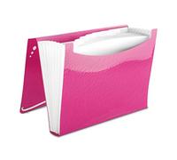 Elba Art Trieur extensible à soufflets 8 compartiments polypropylène opaque A4 Rose