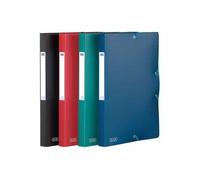 Elba Boîte De Classement Memphis Assorti Tradition: Bleu, Noir, Rouge Et Vert 12 Unité(S)