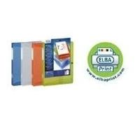 ELBA Boîte de classement POLYVISION, A4, PP, hauteur de remplissage : 40 mm, pochette transparente assortie sur le couvercle avant, transparent, - 8 pièces (994034 SB)