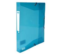 Oxford Chemise box plastique translucide 24 x 32 cm dos 2,5 cm coloris assortis