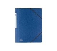 ELBA Chemise simple A4 lustrée bleu - Pochette 21 x 29,7 cm