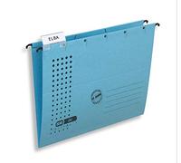 Elba chic/85801BL Lot de 5 chemises suspendues format A4 en carton 230 g/m² (Bleu) (Import Allemagne)