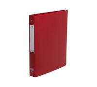 OXFORD Classeur Memphis A4 Dos 40mm 4 Anneaux Ronds Couverture Polypro Rouge