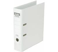 Elba Classeur Rado brillant DIN A4 Largeur de dos: 80 mm blanc 2 étriers 100022618