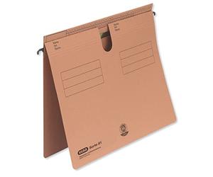 Elba Classeurs suspendus 81459bl Variété 81, pour avec reliure commerciale ou Lot de 50 dossiers suspendus à crochet, bleu Dossier suspendu 81 orange