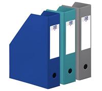 Elba Color Life Zen Lot de 3 Porte-revues PVC dos 7 cm Coloris Aleatoire