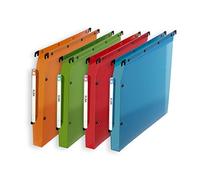 Boite de 10 dossier suspendu armoire Elba PP design A4 fond 30mm capacité 350 feuilles couverture polypro coloris assortis