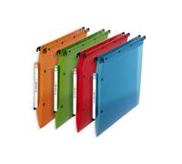 Elba Dossier suspendus pour armoire Design A4 Polypropylène - 100 feuilles - Fond V - Assortis - Lot de 10