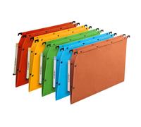 Elba Dossier suspendus pour armoire Ultimate A4 Kraft - 100 feuilles - Fond V - Assortis - Lot de 25
