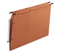 Elba Dossier suspendus pour armoire Ultimate A4 Kraft - 100 feuilles - Fond V - Orange - Lot de 25