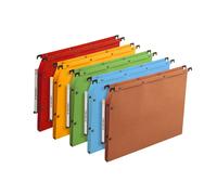 Elba Dossier suspendus pour armoire Ultimate A4 Kraft - 150 feuilles - Fond U 15 mm - Assortis - Lot de 25