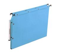Elba Dossier suspendus pour armoire Ultimate A4 Kraft - 150 feuilles - Fond U 15 mm - Bleu - Lot de 25