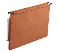 Elba Dossier suspendus pour armoire Ultimate A4 Kraft - 150 feuilles - Fond U 15 mm - Orange - Lot de 25