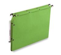 Elba Dossier suspendus pour armoire Ultimate A4 Kraft - 150 feuilles - Fond U 15 mm - Vert - Lot de 25