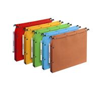 Elba Dossier suspendus pour armoire Ultimate A4 Kraft - 350 feuilles - Fond U 30 mm - Assortis - Lot de 25